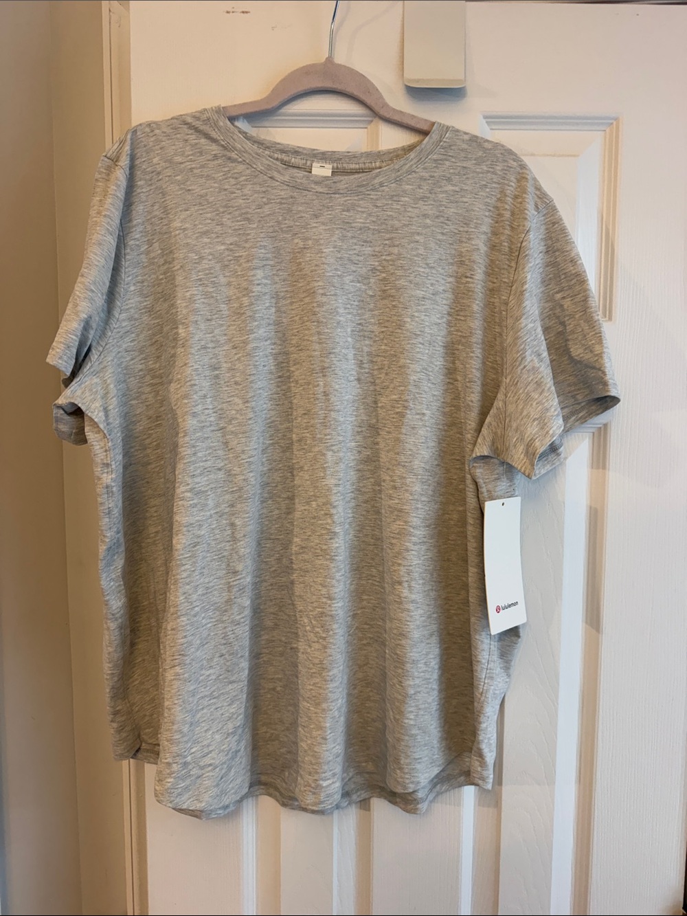 lululemon athletica Love Crew Neck Heather Gray Short-Sleeve Tee NWT